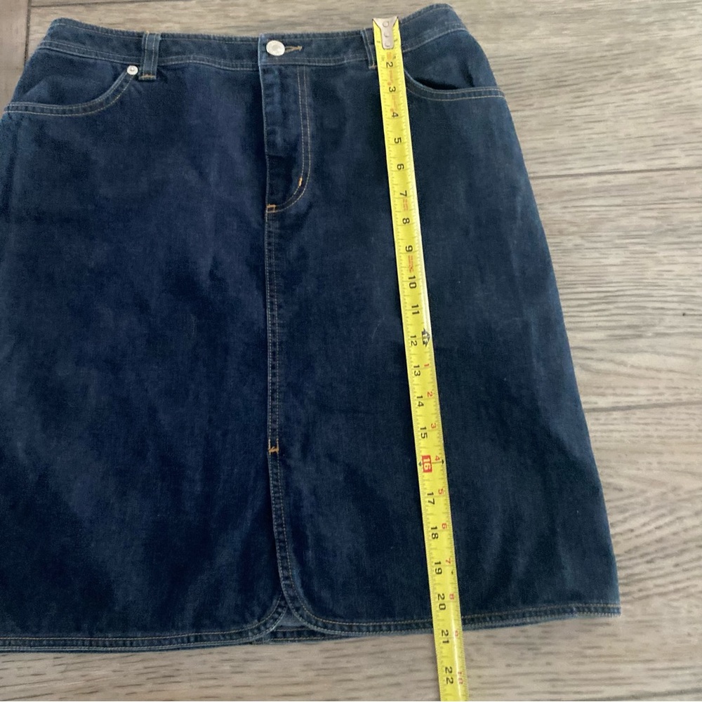 Lands End Jean Skirt Size 10 - Picture 6 of 14